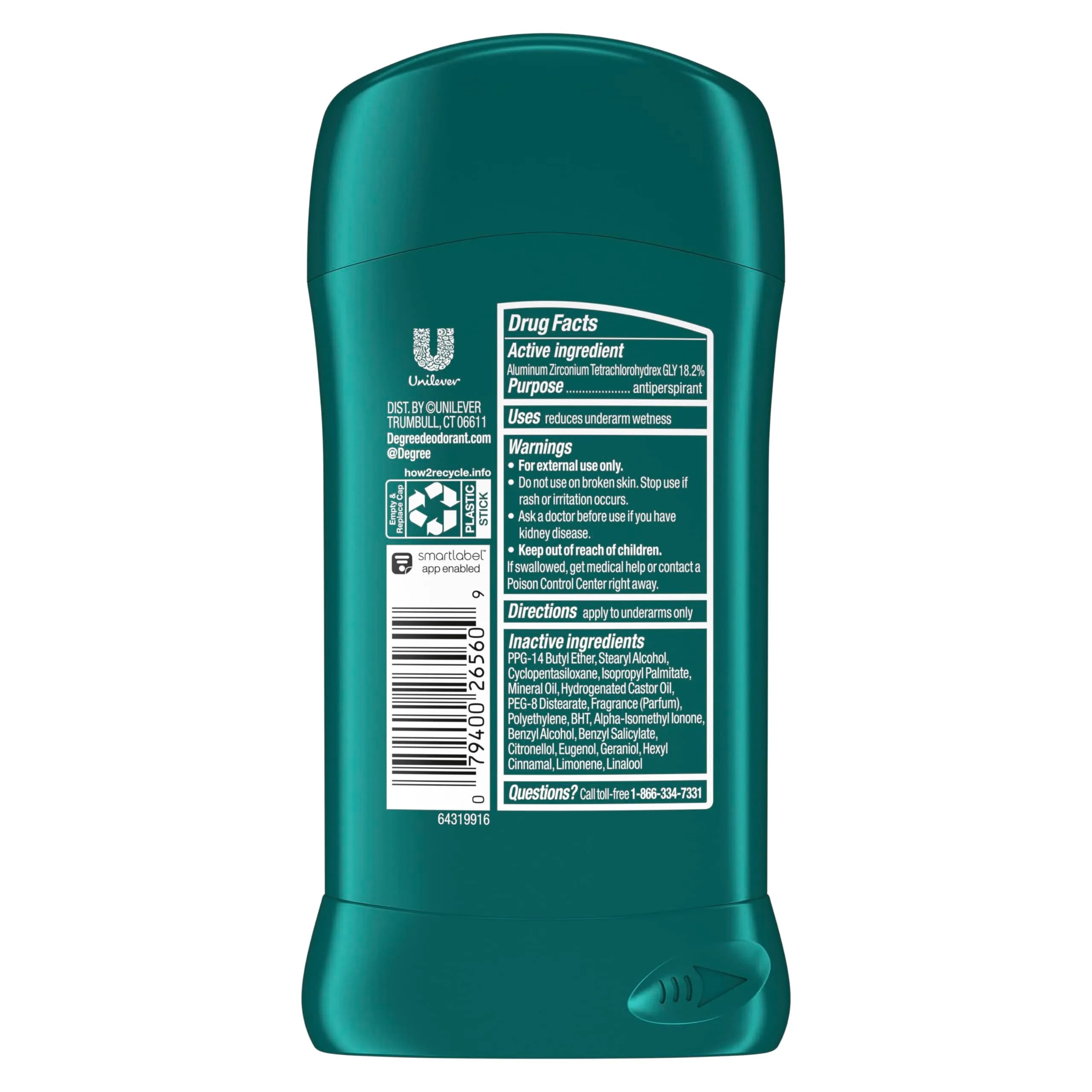 Degree Men Original Protection Antiperspirant Deodorant Extreme Blast 16.2 oz (486 ml) | 48-Hour Sweat & Odor Protection thumbnail 2