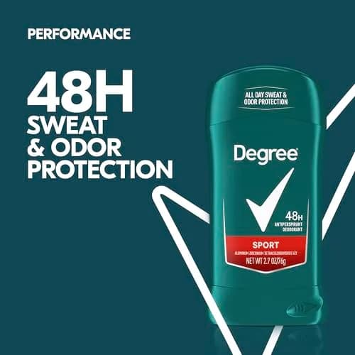 Degree Antiperspirant Deodorant for Women, Shower Clean Scent, 2.7 oz (Pack of 6) thumbnail 4