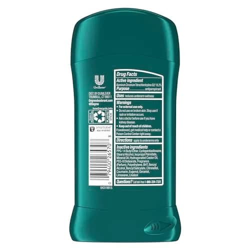 Degree Antiperspirant Deodorant for Women, Shower Clean Scent, 2.7 oz (Pack of 6) thumbnail 2