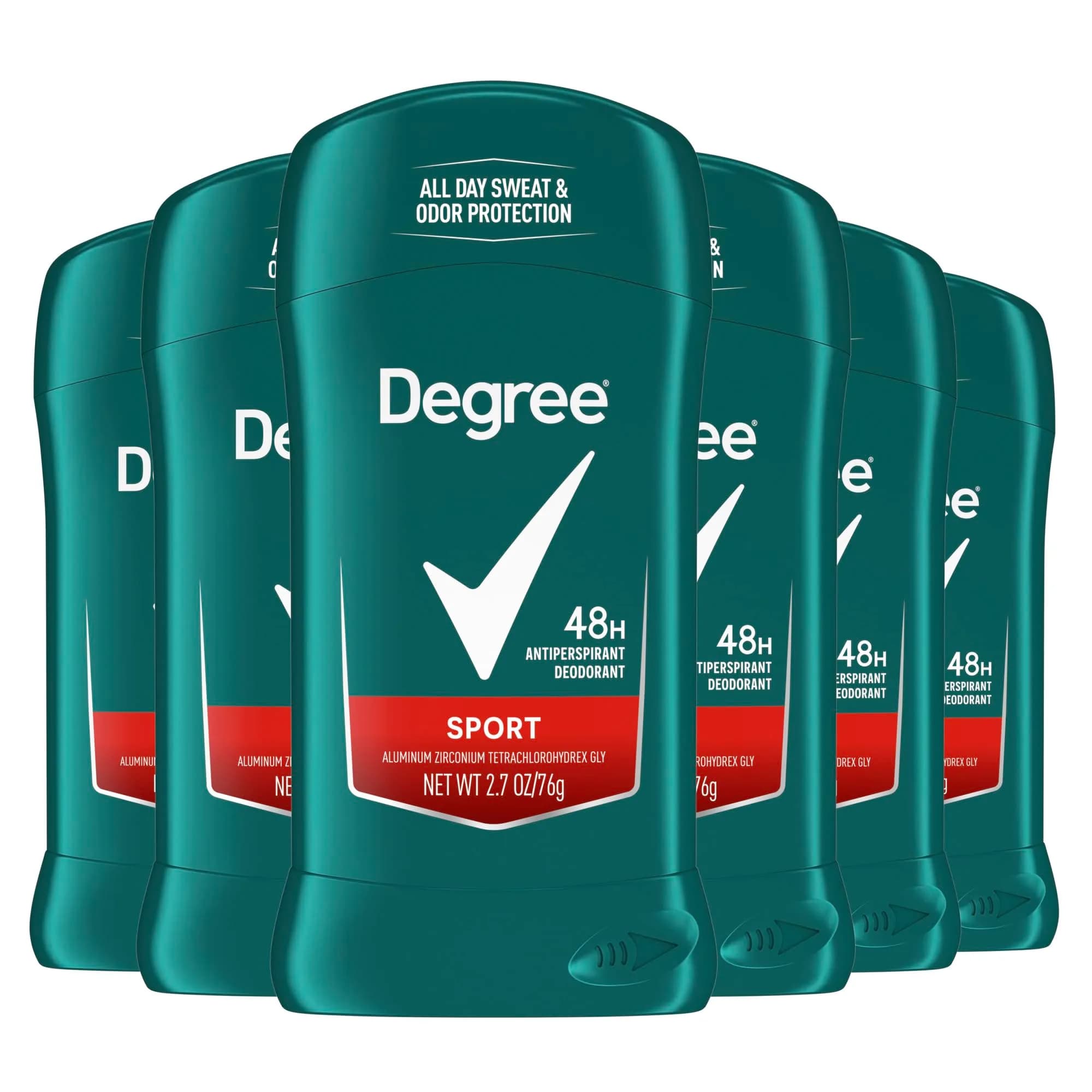 Degree Antiperspirant Deodorant for Women, Shower Clean Scent, 2.7 oz (Pack of 6) - main product image