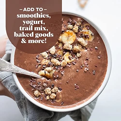 Navitas Organics Cacao Nibs – Unsweetened Dark Chocolate Crunch | USDA Organic, Fairtrade, Non-GMO (4oz, 38 Servings) thumbnail 4