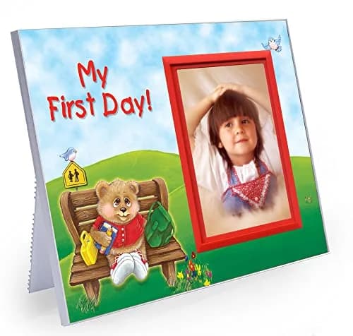 Expressly Yours! Photo Expressions My First Day | Kindergarten Keepsake Photo Frame 8.25" x 7" | Holds 3.5" x 5" Photo | Tabletop Display thumbnail 1