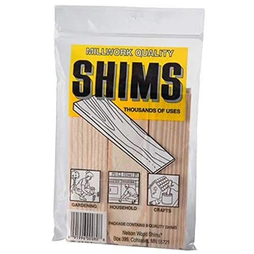 Nelson Wood Shims PSH6/9-72/56 Large Flat Wood Shims (9-Pack, 0.12 in x 0.10 in x 0.27 in) thumbnail 1