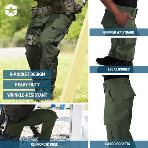 Propper TAC.U Trouser, Olive, 36 Regular | Military-Style Law Enforcement Pant thumbnail 5