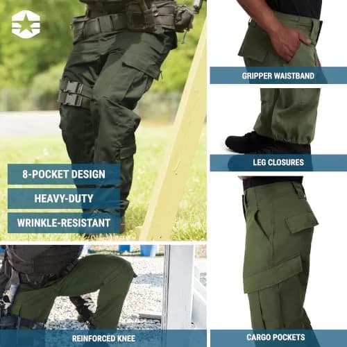 Propper TAC.U Trouser, Olive, 36 Regular | Military-Style Law Enforcement Pant thumbnail 4