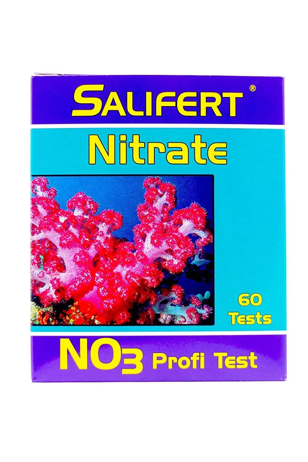 Salifert Nitrate (No3) Test Kit for Saltwater Aquariums | Detects Levels as Low as 0.2 ppm - main product image