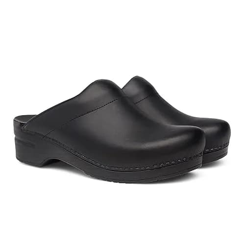 Dansko Men's Karl Black Box Mule 9.5-10 US | Comfortable, Supportive, Durable thumbnail 4