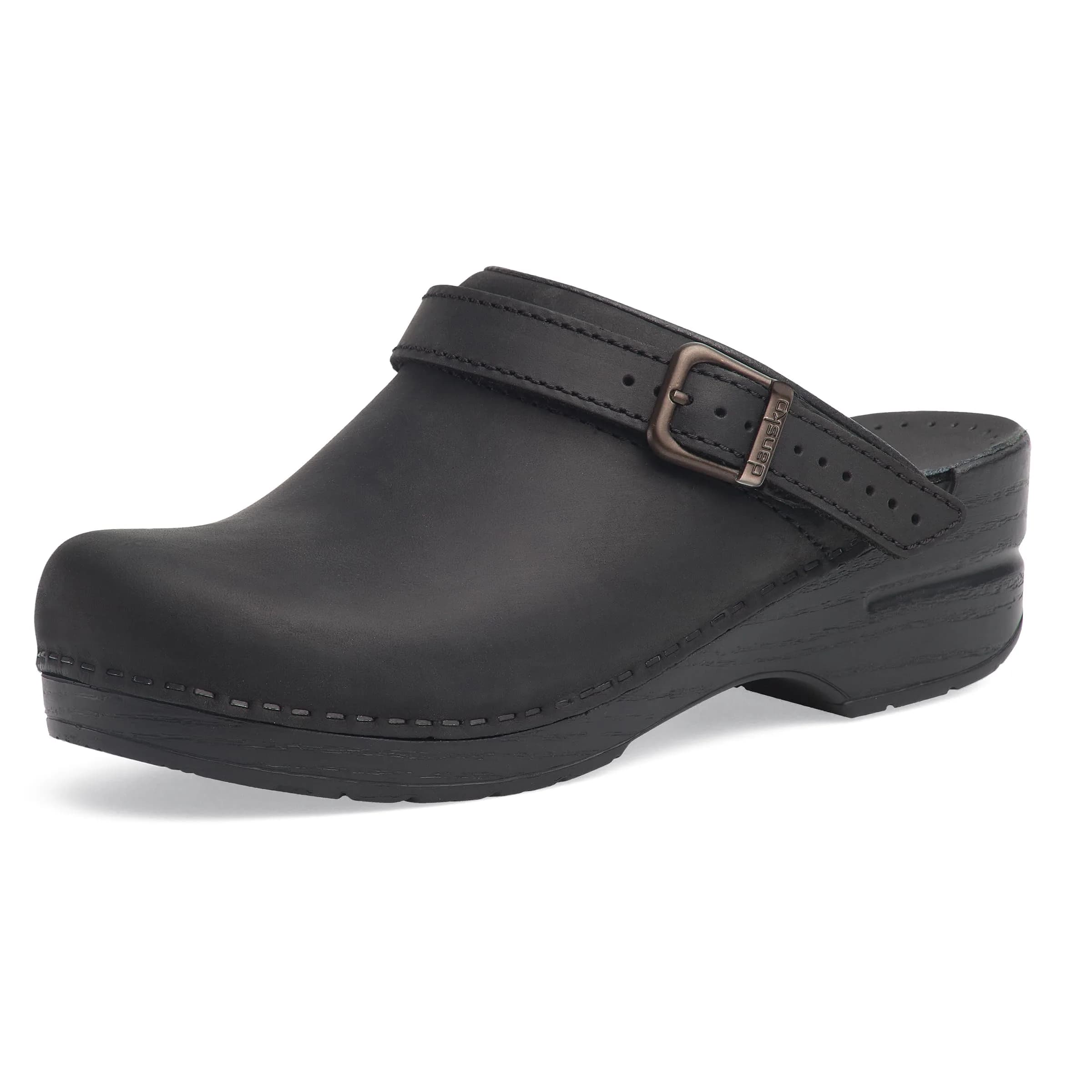 Dansko Ingrid Sling Back Mule for Women - Anti-Fatigue Rocker Bottom - Premium Leather Uppers 5.5-6 M US