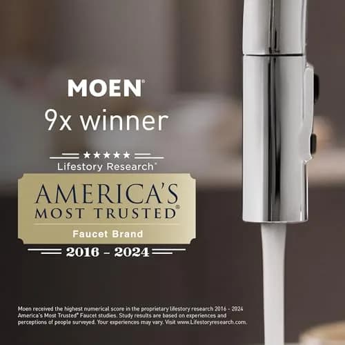 Moen Kingsley 24-Inch Bathroom Towel Bar, Chrome | Traditional Style, Metal Construction thumbnail 4