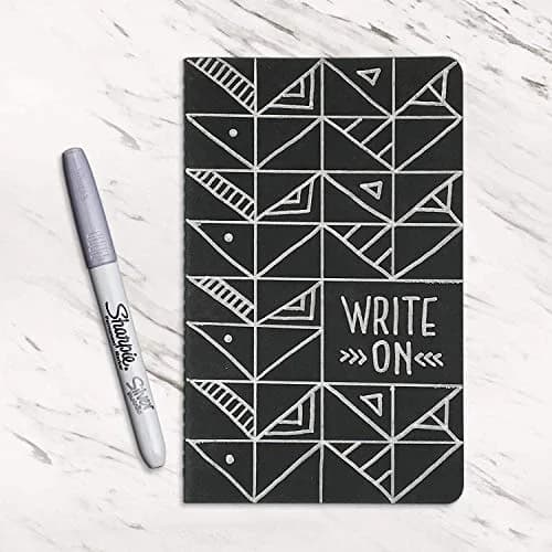 Sharpie Metallic Permanent Markers, Fine Point, Silver, 36 Count | Fade & Smear Resistant thumbnail 2