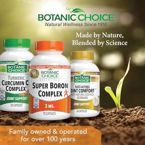 Botanic Choice Super Boron Complex 3mg Bone Support Supplement, 90 Capsules | Supports Bone & Prostate Health thumbnail 7