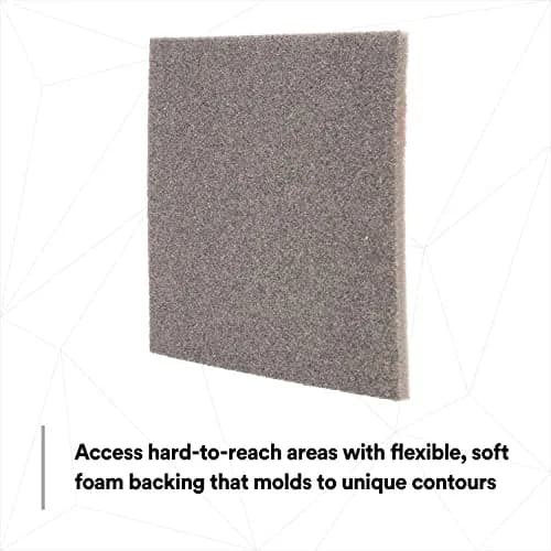 3M Softback Sanding Sponge 02606 4.5 x 5.5 in | Flexible, Long-Lasting, Precise Hand Sanding thumbnail 9