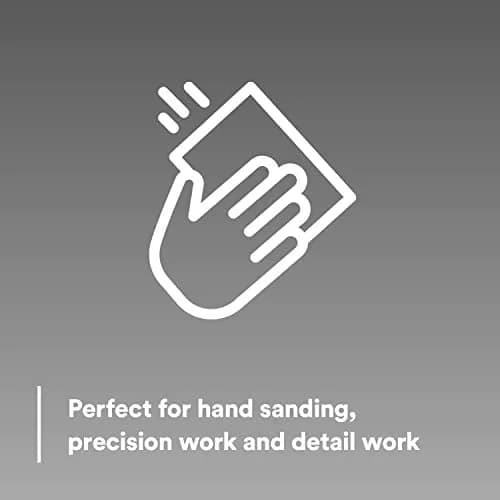 3M Softback Sanding Sponge 02606 4.5 x 5.5 in | Flexible, Long-Lasting, Precise Hand Sanding thumbnail 2