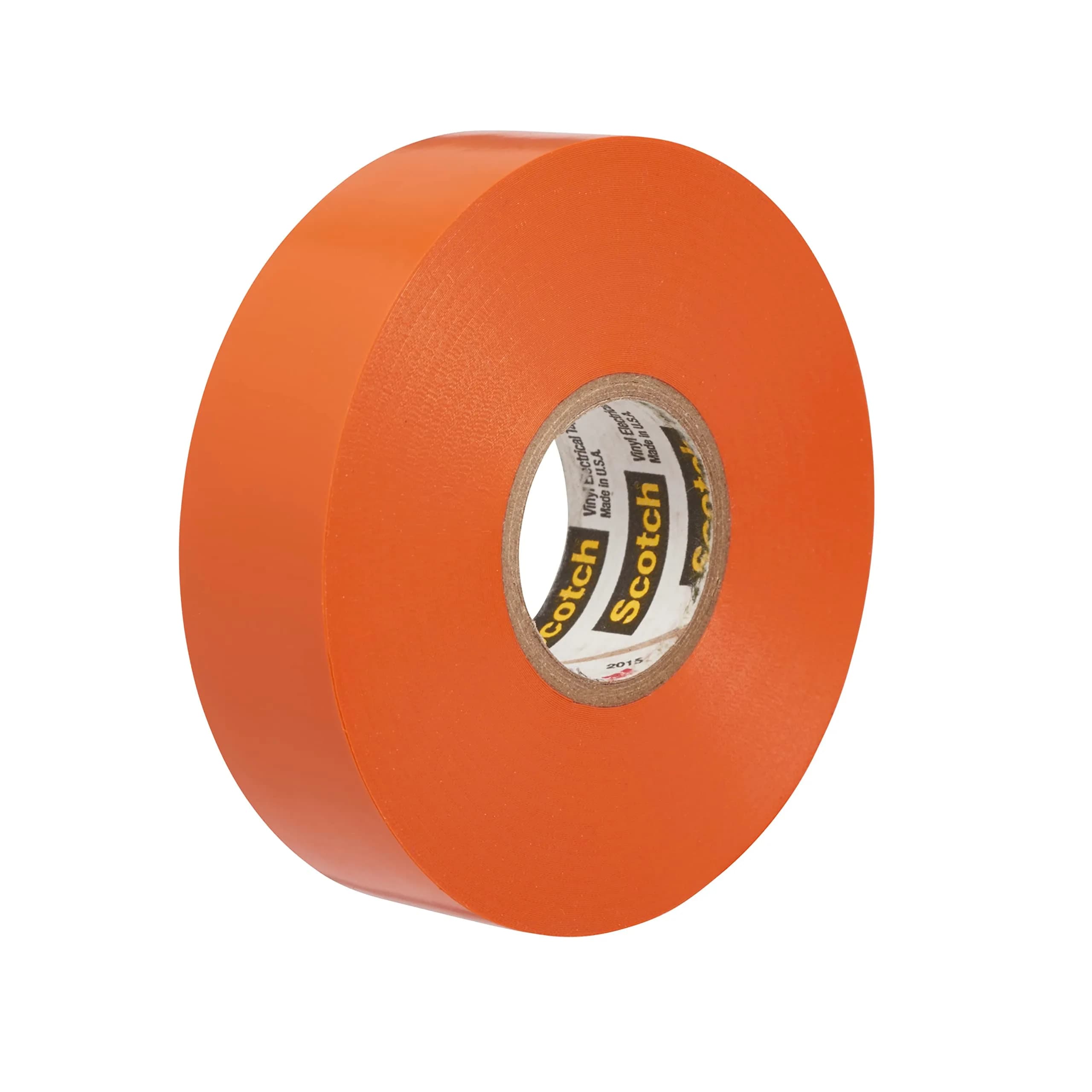 3M Scotch Electrical Tape 35, 1/2 in (1.27 cm) x 20 ft (6.1 m) Orange | UL Listed, Flame Retardant, 600V Insulation — Orange