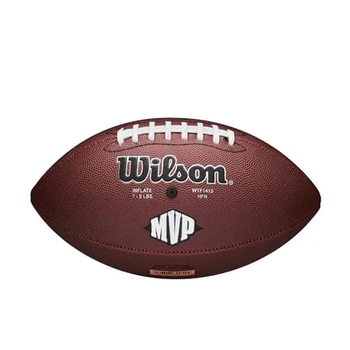 Wilson NFL MVP Junior Football with Pump & Tee - 10 inches (25.4 cm) | Official NFL Partner Since 1941 thumbnail 3