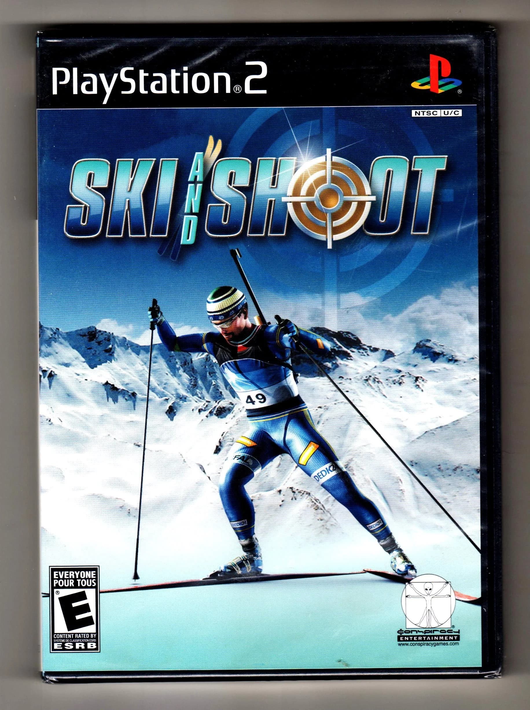 Conspiracy Ski And Shoot - PlayStation 2 | 15 Levels, Winter Landscapes, Multiplayer