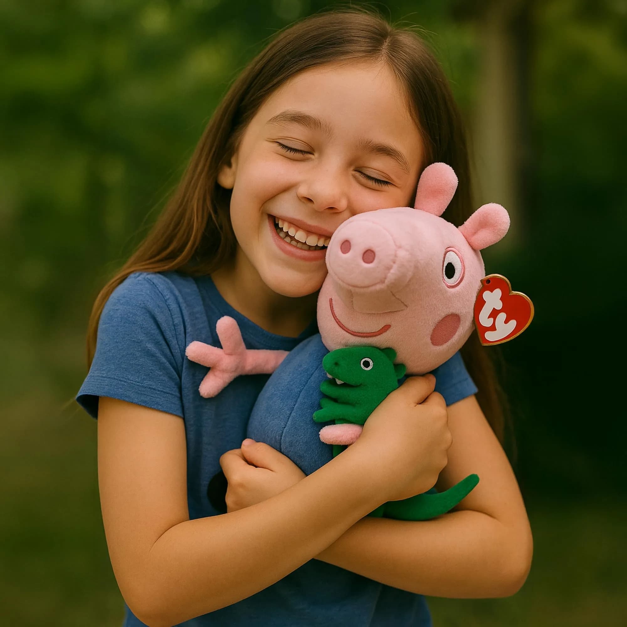 Ty George Pig Beanie Baby Plush Toy 20 cm (8 inches) | Officially Licensed by Ty - view 4