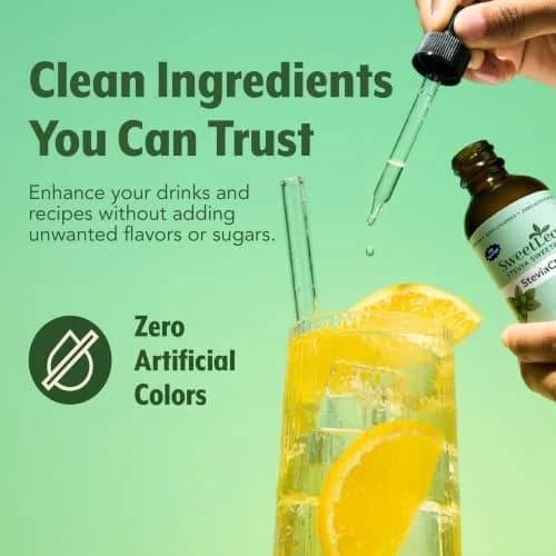SweetLeaf Stevia Drops Liquid Sweetener, SteviaClear 2 Fl Oz Pack of 2 | Zero Calorie Sugar Substitute thumbnail 6