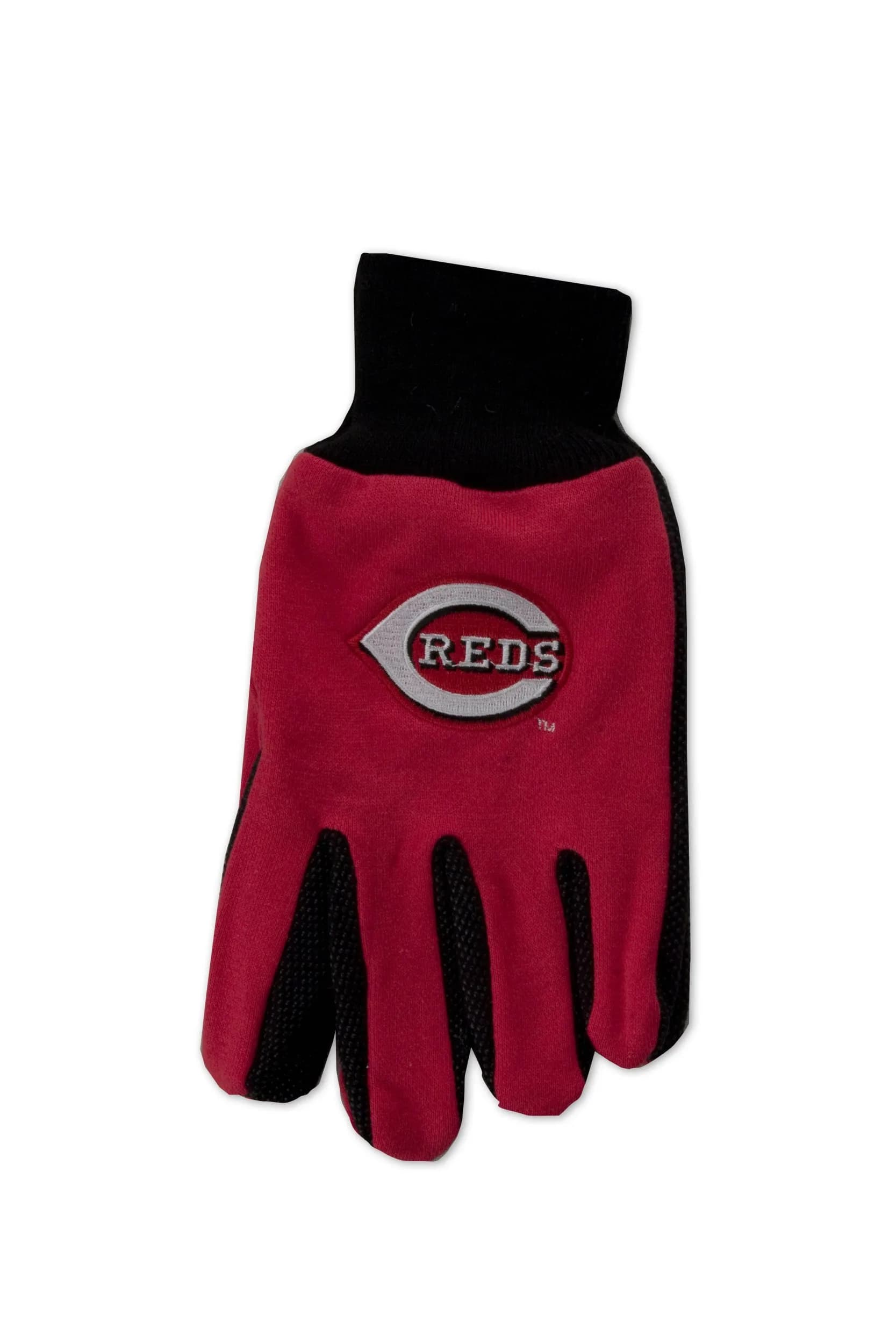 WinCraft Cincinnati Reds Two-Tone Gloves | MLB Team Colors, Heavy Cotton Twill, One Size Fits Most