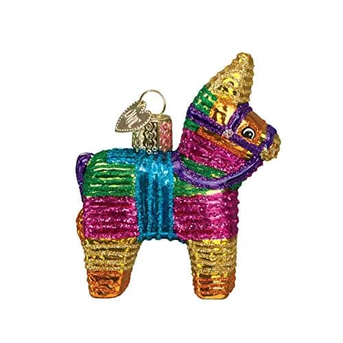 Old World Christmas Pinata Tree Ornament | Hand-Finished Glass Holiday Decor (1 Count) thumbnail 1