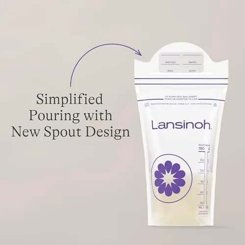 Lansinoh Breastmilk Storage Bags 6 Ounce 75 Count | BPA/BPS-Free for Safe Storage thumbnail 8