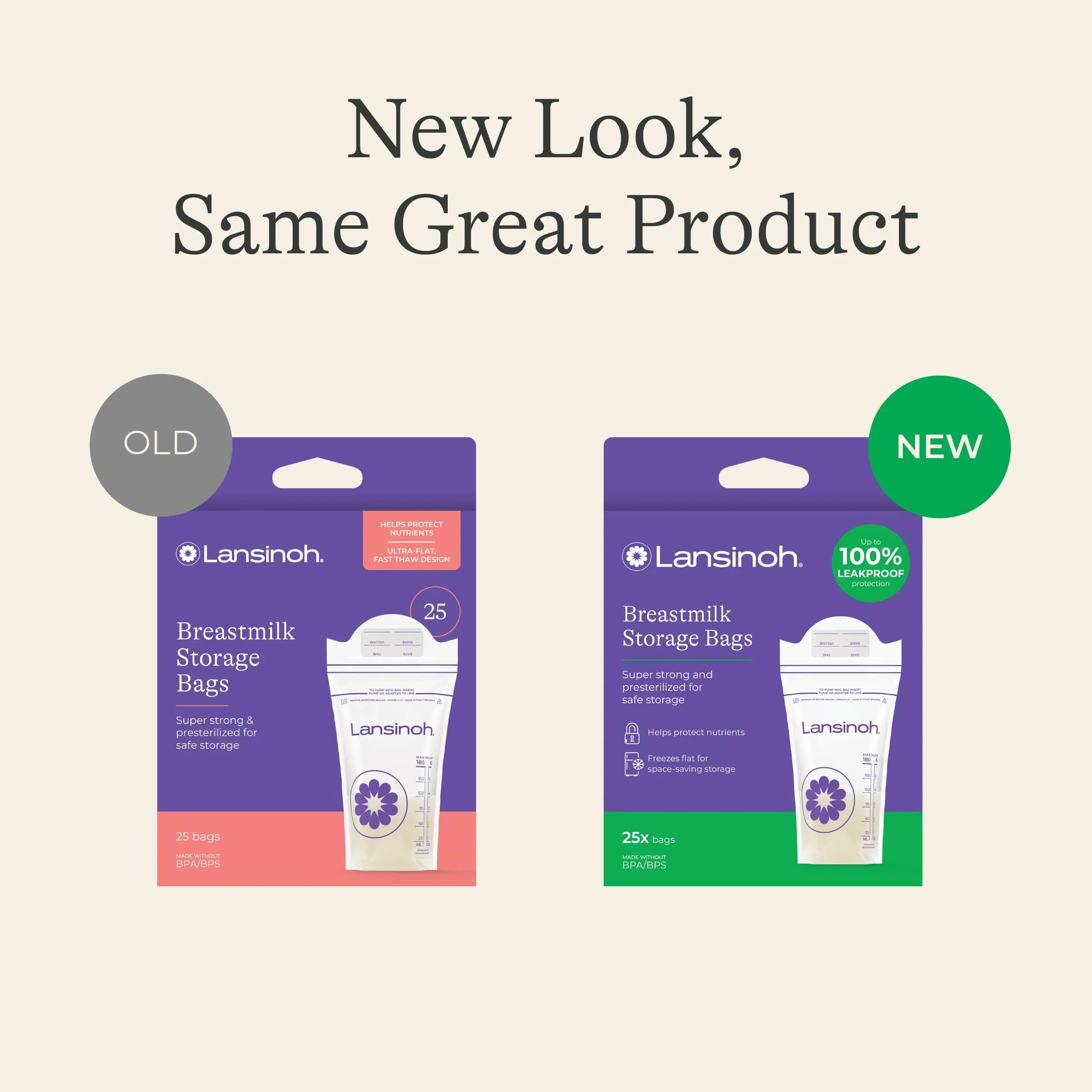 Lansinoh Breastmilk Storage Bags 6 Ounce 75 Count | BPA/BPS-Free for Safe Storage - view 2