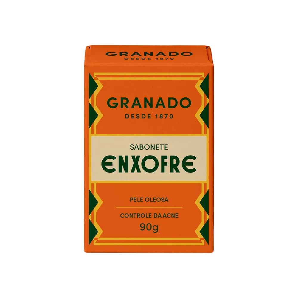 Granado Sulfur Soap Sabonete Enxofre 90g | Natural Sulfur for Acne & Skin Irritations — lt orang l