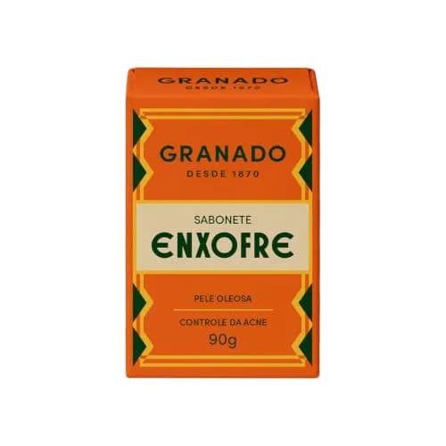 Granado Sulfur Soap Sabonete Enxofre 90g | Natural Sulfur for Acne & Skin Irritations thumbnail 1
