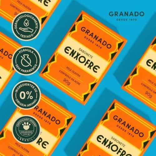 Granado Sulfur Soap Sabonete Enxofre 90g | Natural Sulfur for Acne & Skin Irritations thumbnail 2