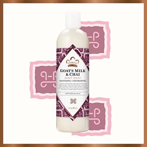 Nubian Heritage Goats Milk and Chai Body Wash 384ml (13 Fl Oz) | Soothing & Hydrating Body Cleanser thumbnail 4