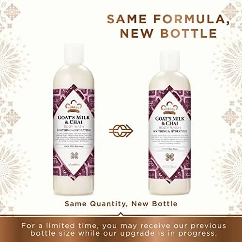 Nubian Heritage Goats Milk and Chai Body Wash 384ml (13 Fl Oz) | Soothing & Hydrating Body Cleanser thumbnail 6
