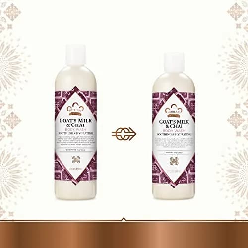 Nubian Heritage Goats Milk and Chai Body Wash 384ml (13 Fl Oz) | Soothing & Hydrating Body Cleanser thumbnail 8