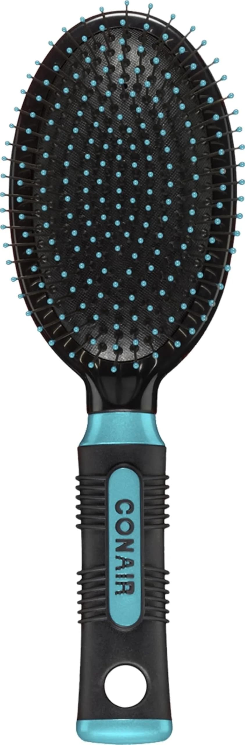 Conair Metal Bristle Cushion Hair Brush with Rubber Handle | Detangling for Thick, Curly Hair - main product image