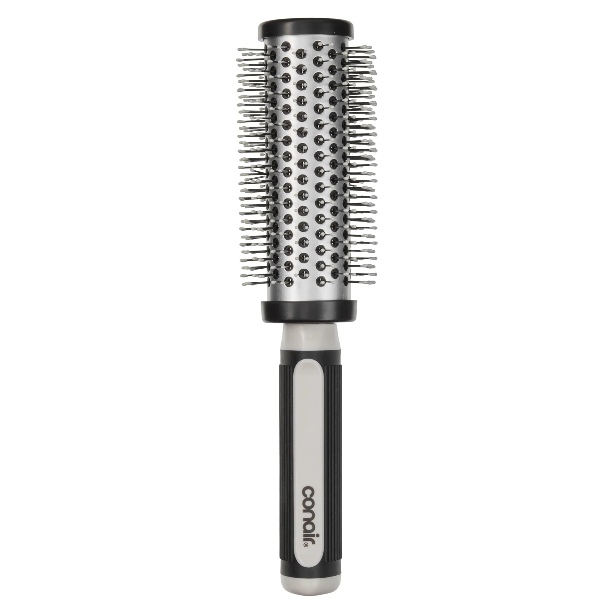 Conair Grip & Style Large Round Brush, Nylon Bristle Hair Brush for Blowout Styling 2.54 cm (1 Inch) Barrel | Adds Body and Fullness - main product image