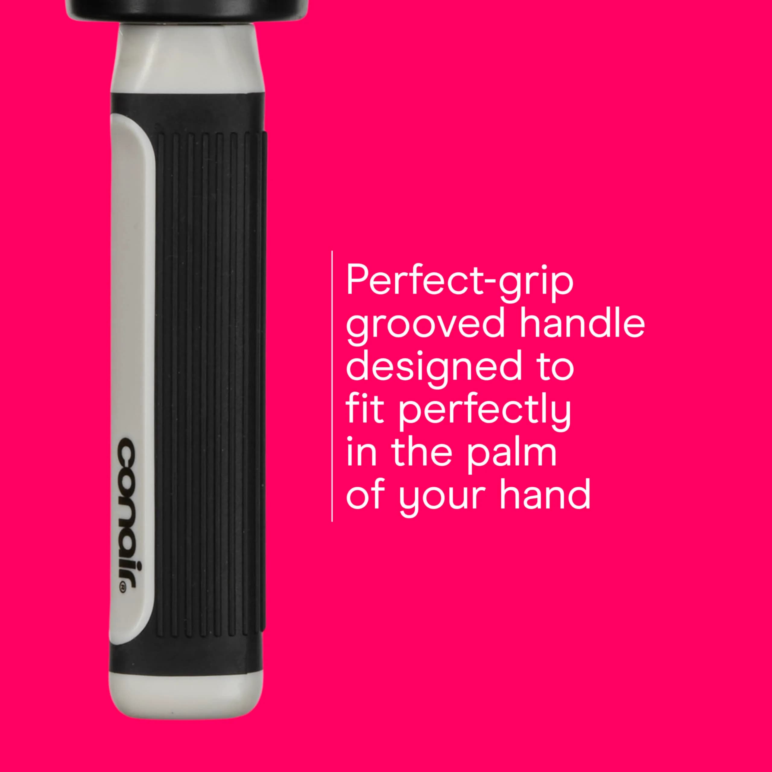 Conair Grip & Style Large Round Brush, Nylon Bristle Hair Brush for Blowout Styling 2.54 cm (1 Inch) Barrel | Adds Body and Fullness - view 6