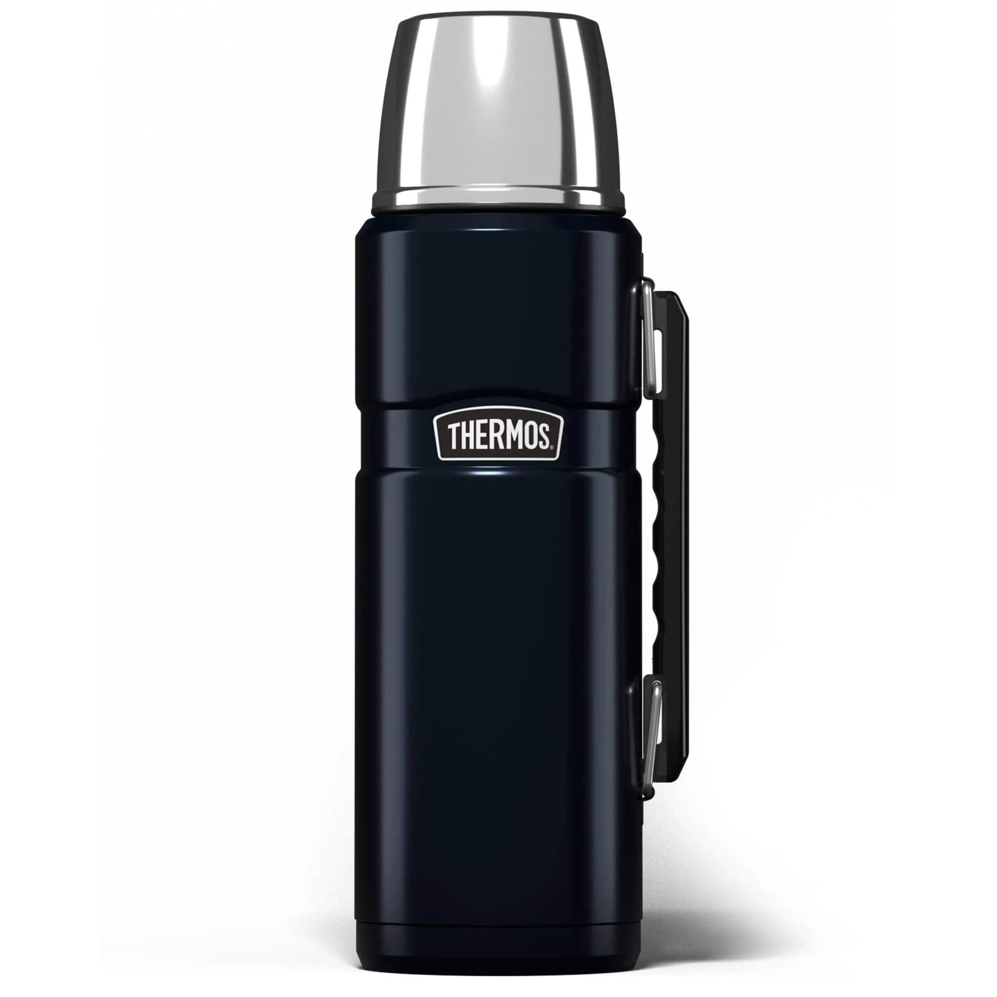 Thermos Stainless King Midnight Blue Travel Flask 1.2L (40.6 Oz) | Keeps Hot 24 Hrs, Cold 24 Hrs - main product image