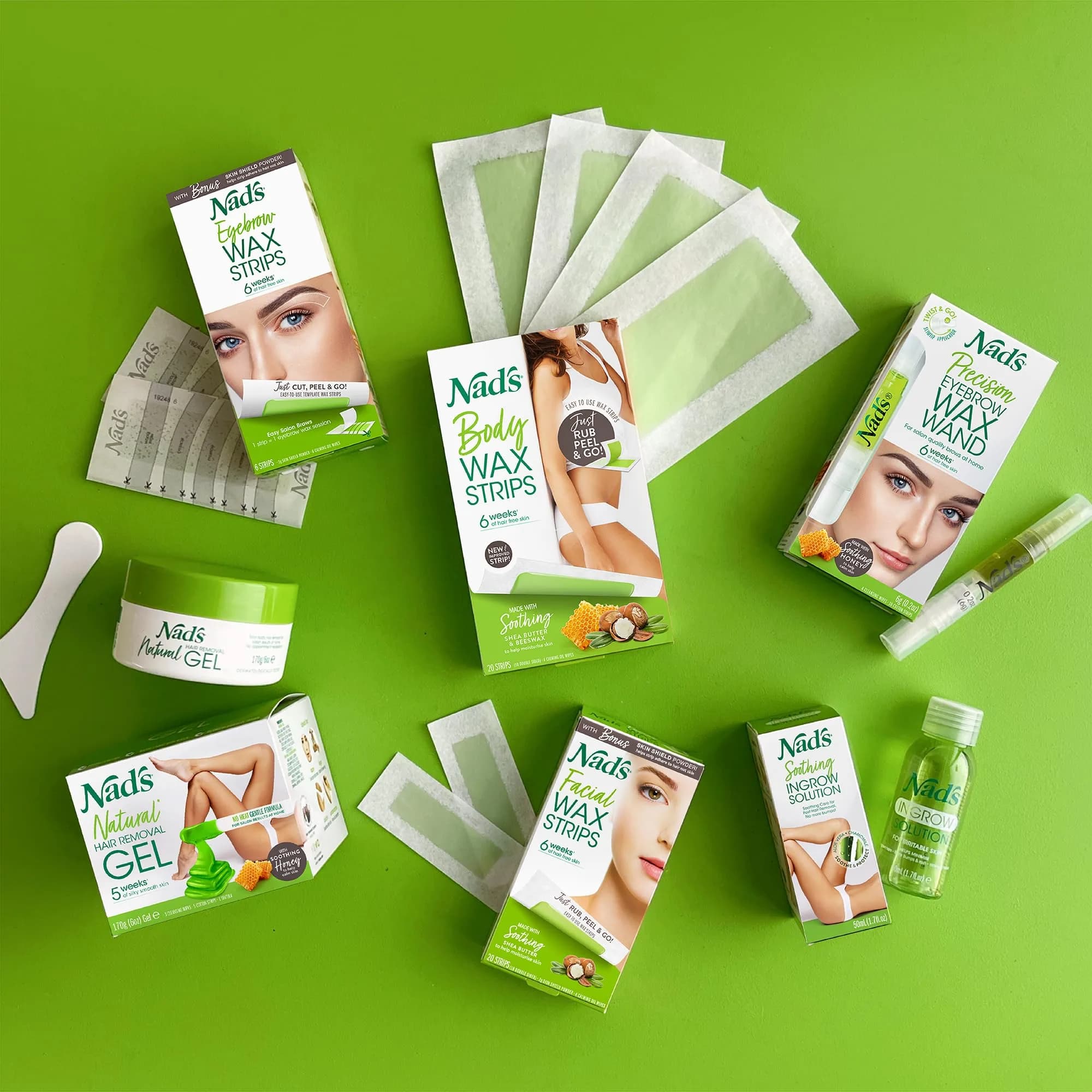 Nad's Facial Wax Strips Fragrance Free 48 Count (24 Count Each) | Gentle Hair Removal for Face - view 7