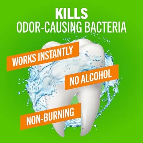TheraBreath Fresh Breath Mouthwash, Mild Mint Flavor, Alcohol-Free, 16 Fl Oz (2-Pack) | Clinically Proven 24-Hour Freshness thumbnail 2