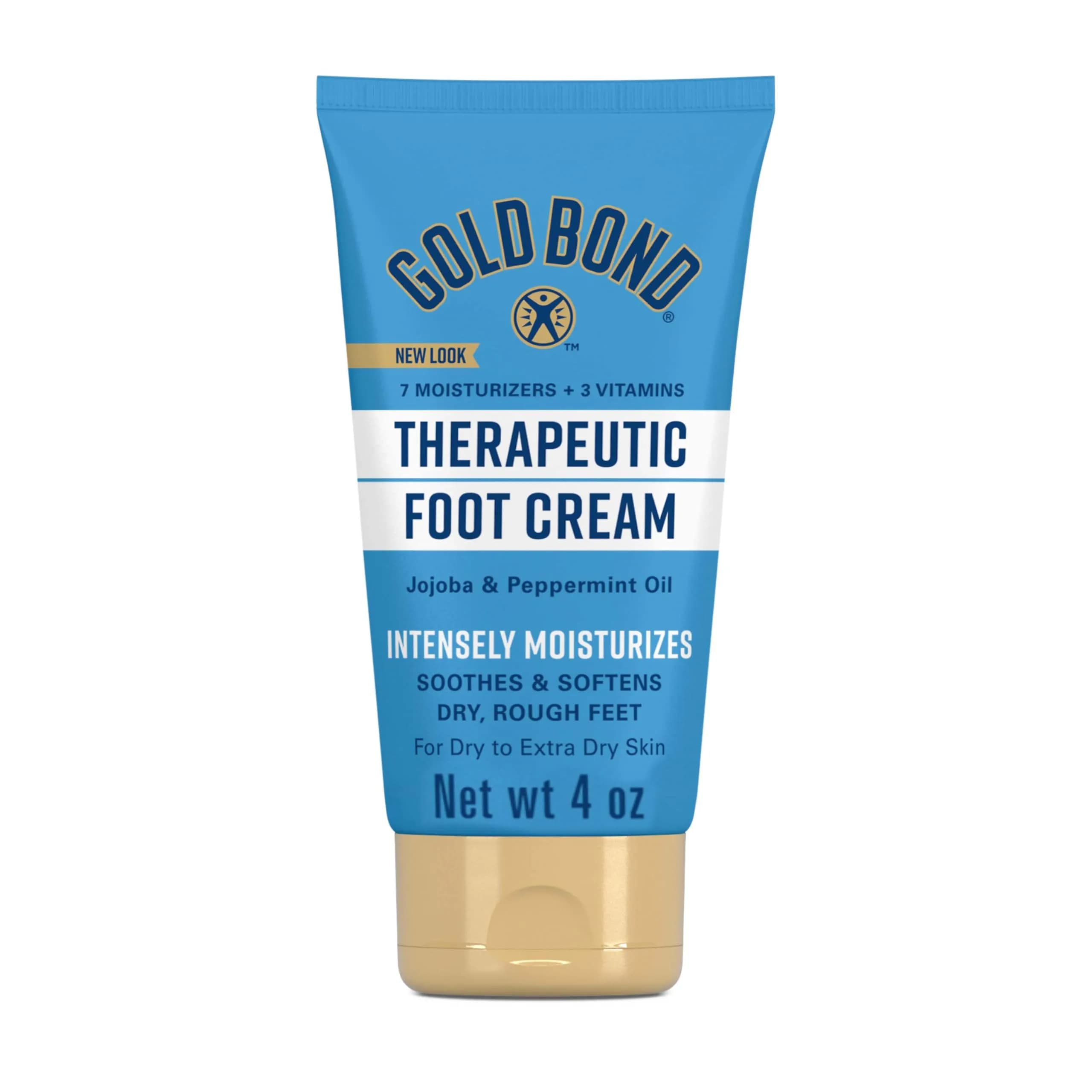 Gold Bond Therapeutic Foot Cream, 4 oz | Soothes & Softens Dry Feet — 4 Ounce