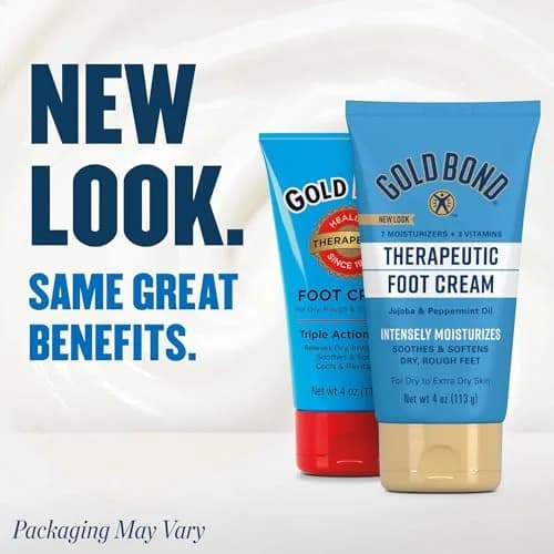 Gold Bond Therapeutic Foot Cream, 4 oz | Soothes & Softens Dry Feet thumbnail 2