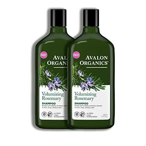Avalon Organics Volumizing Rosemary Shampoo 11 Fl Oz (Pack of 2) | Organic, Vegan & Biodegradable thumbnail 3