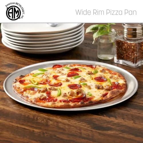 American Metalcraft TP12 12-Inch Aluminum Pizza Pan | Durable, Even Heating, Wide Rim thumbnail 8