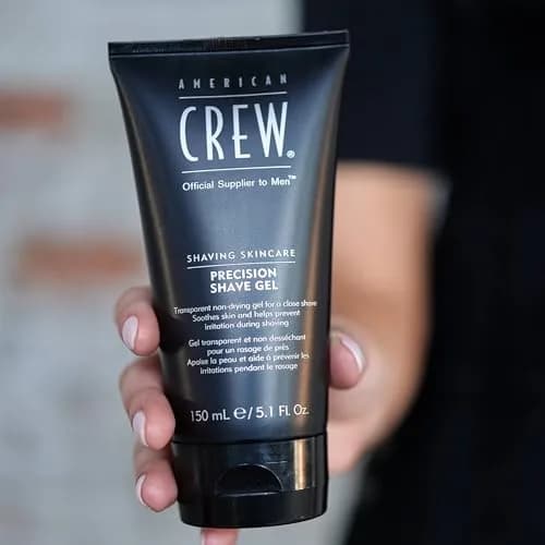 American Crew Men's Precision Shave Gel, 5.1 fl oz | Non-Foaming, Soothes & Protects Skin thumbnail 4