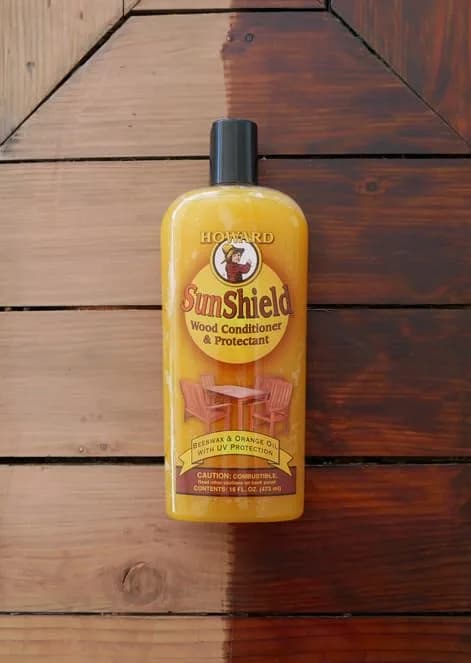 Howard SunShield Beeswax Furniture Polish - Outdoor Wood Protection 16 Fl Oz | UV & Sun Damage Guard thumbnail 9