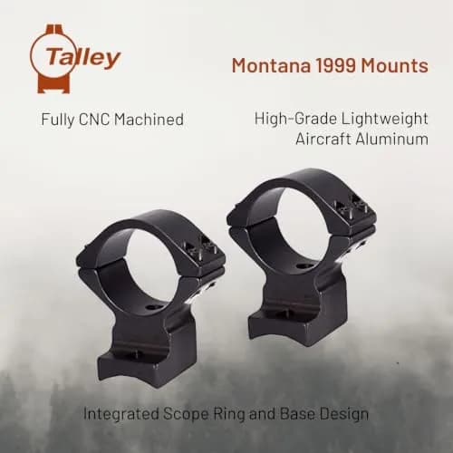 Talley One-Piece Scope Mount for Montana Model 1999 | Integrated Ring & Base, CNC Aluminum, Extra-High 1" thumbnail 5
