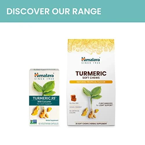 Himalaya Turmeric 95 Curcumin Supplement, 600 mg | Supports Joint Flexibility & Inflammation thumbnail 4