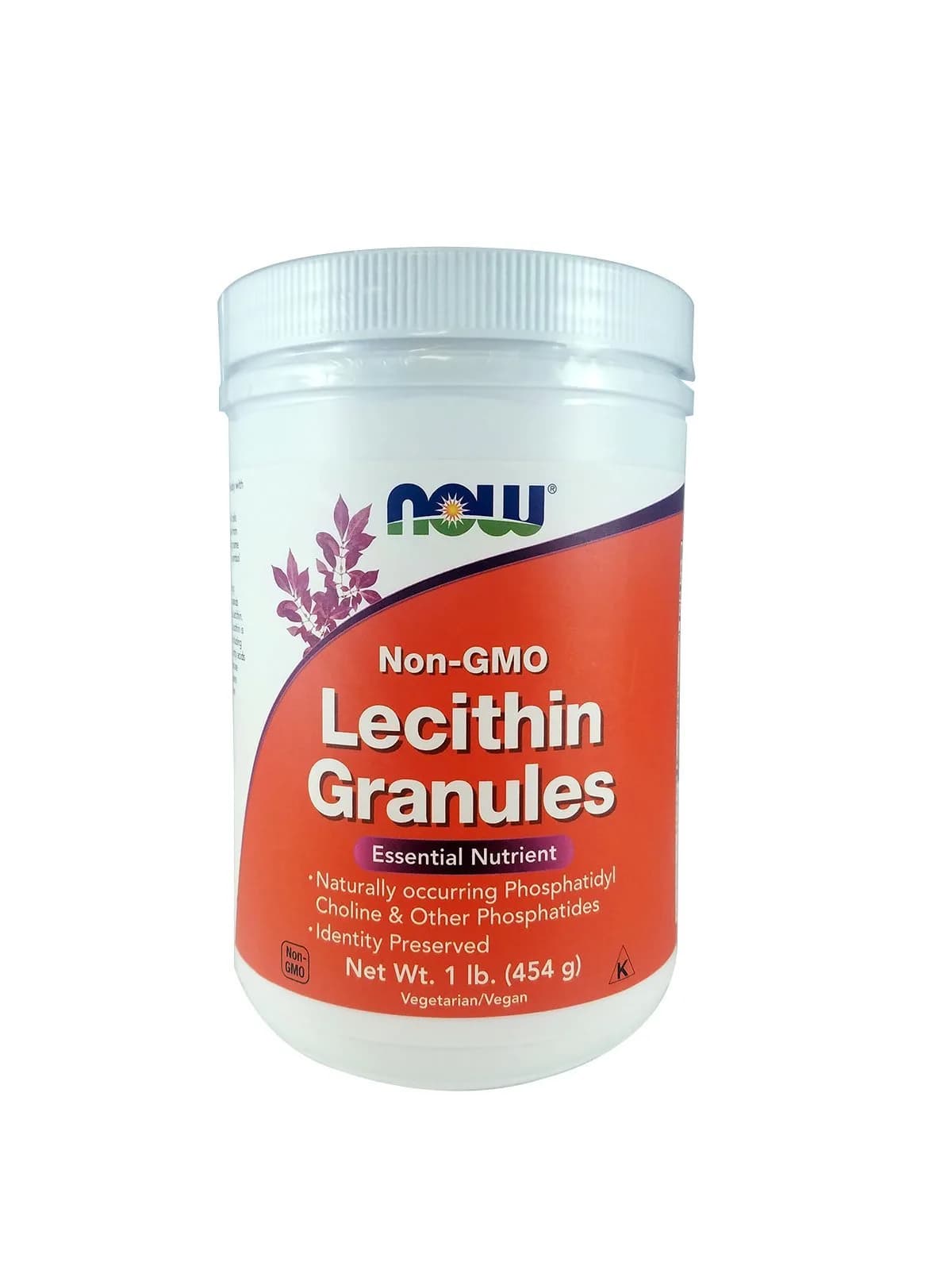 NOW Lecithin Granules 1-Pound (Pack of 2) | Soy-Based, Unflavoured, Nutritional Support for Energy & Fertility