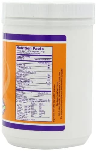 NOW Lecithin Granules 1-Pound (Pack of 2) | Soy-Based, Unflavoured, Nutritional Support for Energy & Fertility thumbnail 3