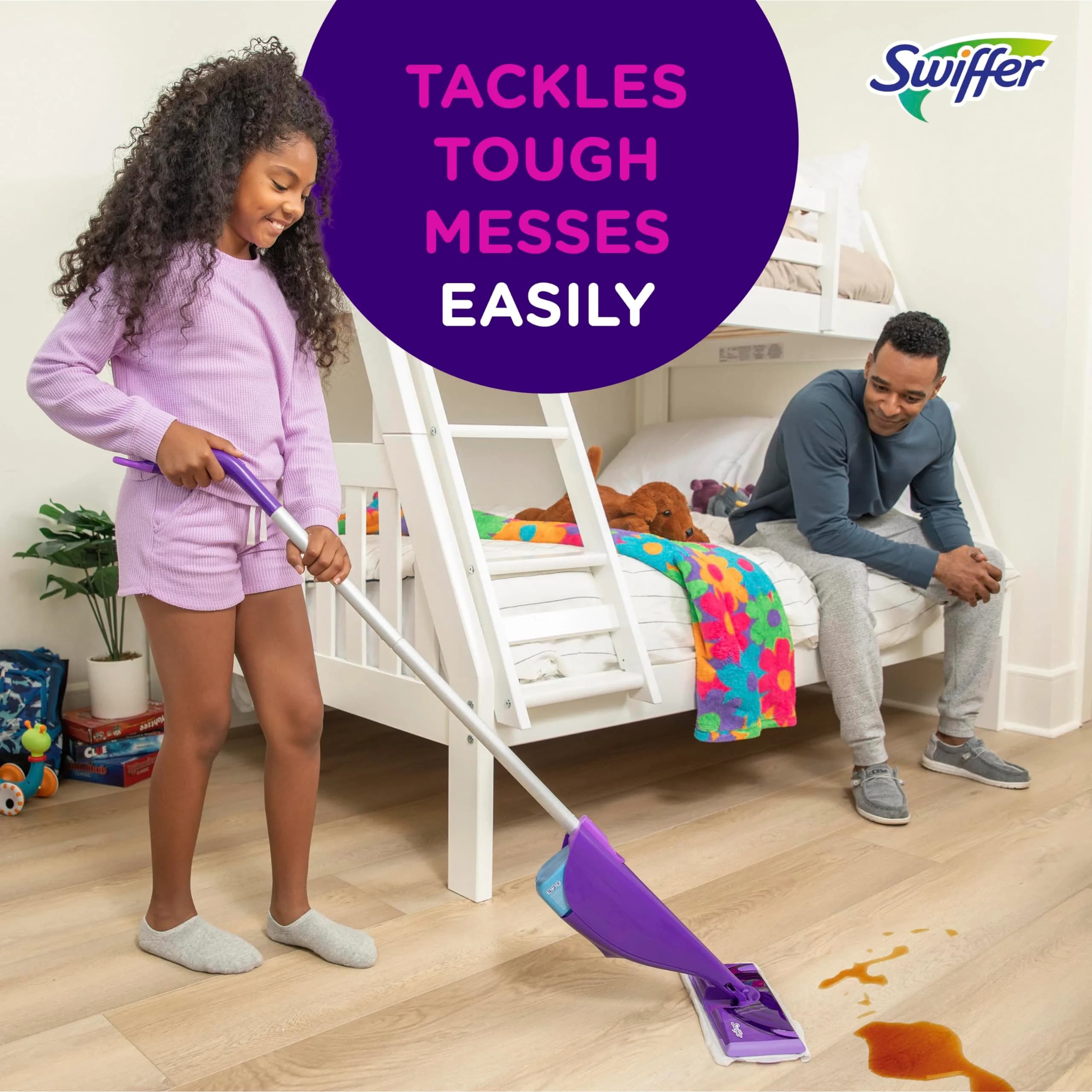 Swiffer WetJet Hardwood Floor Cleaner Spray Mop Pad Refill, 24 Count | USA Imported Cleaning Agent - view 5