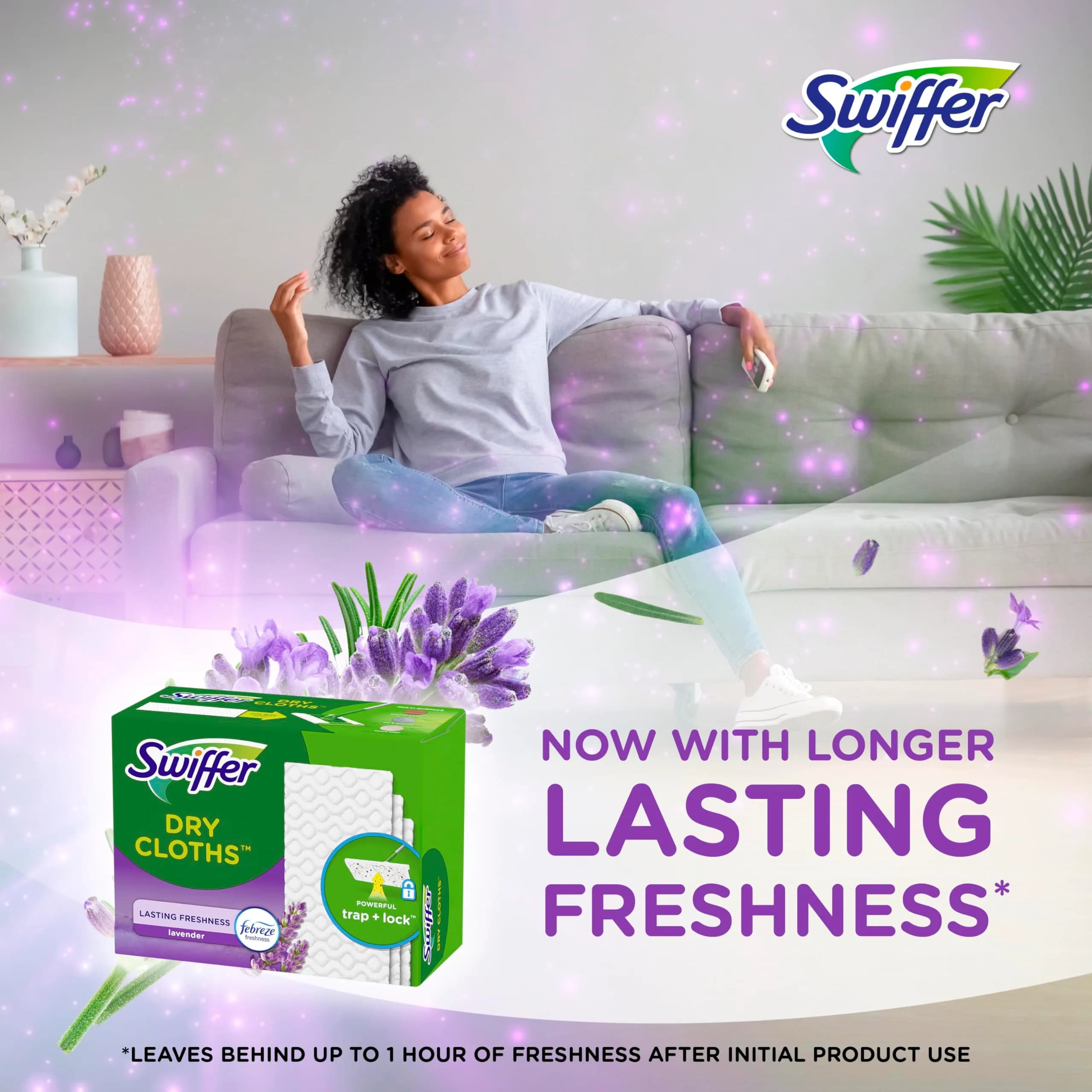 Swiffer Sweep + Mop Dry Pads Refill 32ct (96 Total Cloths) | Traps Dirt & Dust Better Than a Broom - view 4